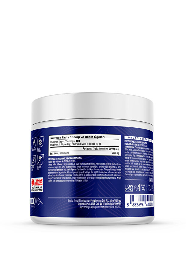BETA ALANİNE - 300g - 100 servis - 2