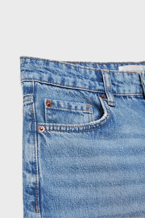D95 Denim Bermuda Şort - 9