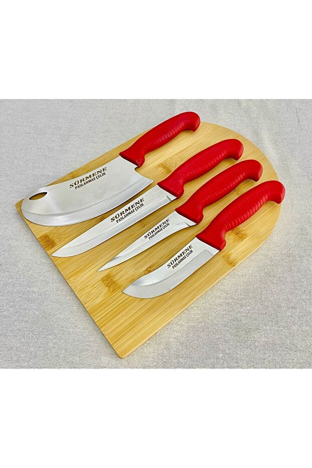 4 Parça Set Et, Sıyırma,yüzme ,kıyma Satırı Serisi - 7