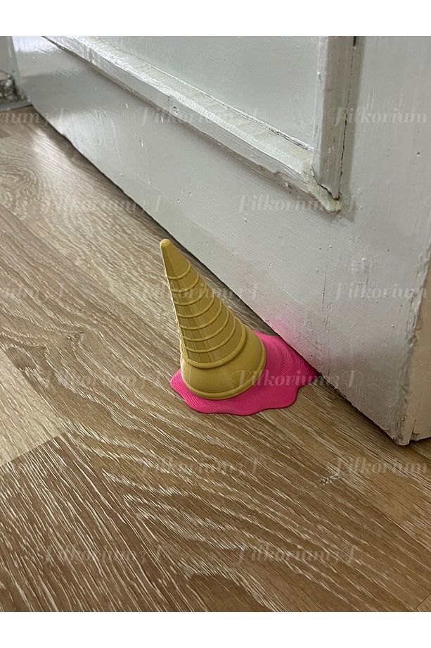 Dondurma Şeklinde Kapı Stopper, Kapı Durdurucu, Dondurmalı Kapı Altı Durdurucu - 3