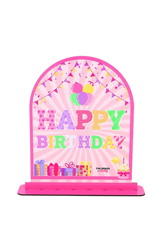 Pink Desktop Happy Birthday Birthday Ornaments Pink Birthday Ornaments Pink Birthday Concept