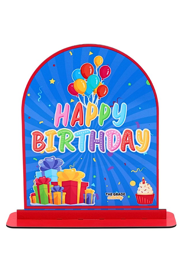 Table Top Happy Birthday Birthday Ornaments Birthday Accessory Children's Birthday Concept Children's Ornament