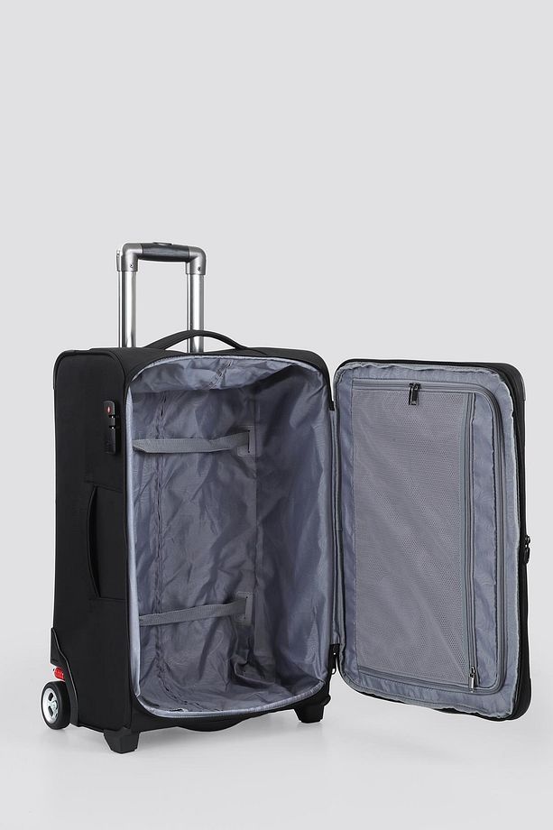 Ççs 2 Tekerleki Kaliteli Kumaş Büyük Boy Valiz CCS-710 Siyah - 4