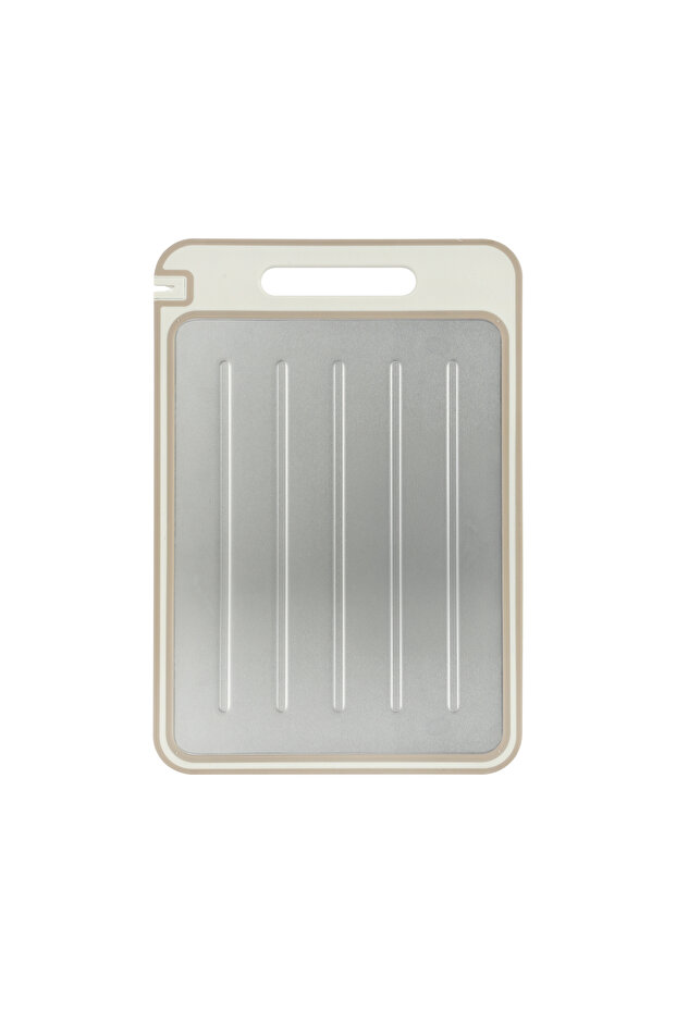 Cutting Board With Ceramic Knife Sharpener Double Side Rf12742 Juice Grooves 1pc
