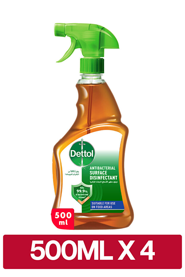 Surface Disinfectant Spray, 500ml x 4