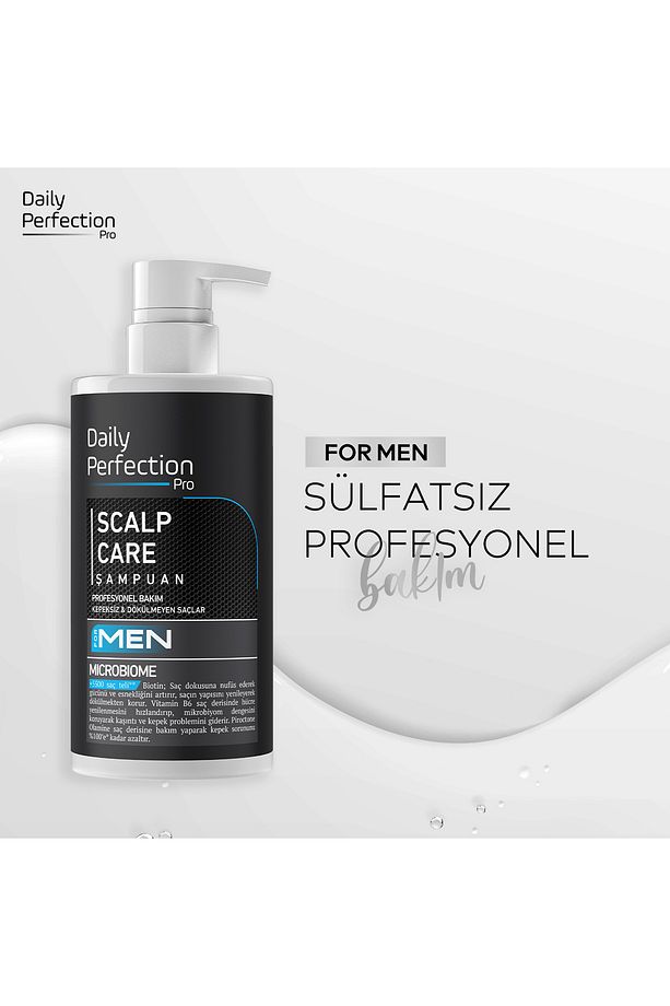 Saç Dökülmesine Karşı Etkili Şampuan Scalp Care For Men 450 ml - 4
