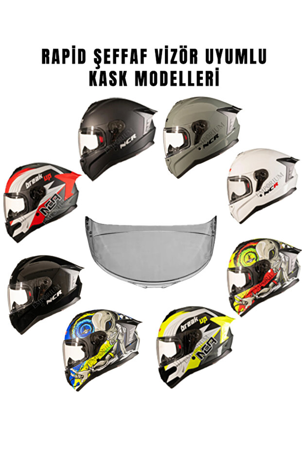 Rapid Şeffaf Vizör Camı - 1