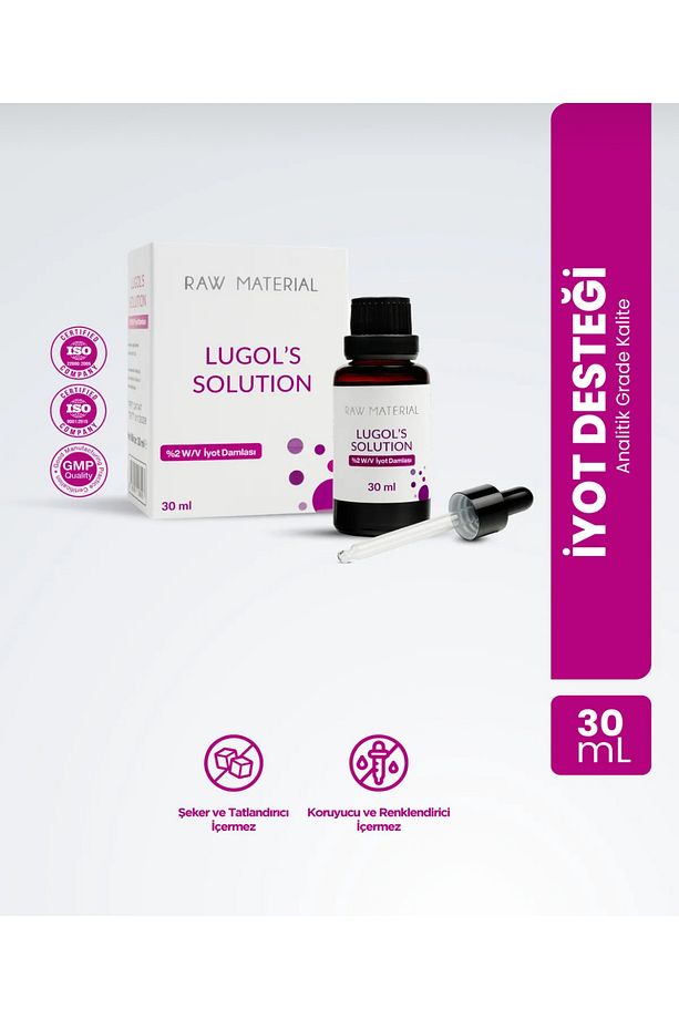 Raw Material Lugol'S Solution Iyot%2 Damla 30 Ml - 1