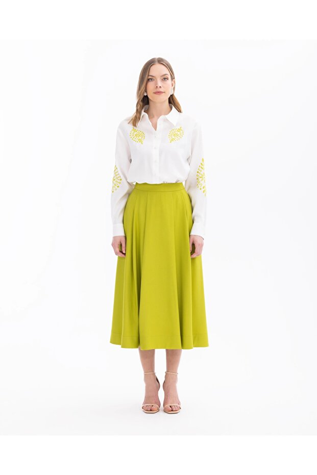 Ecru Seçil Shirt - 201033 Model