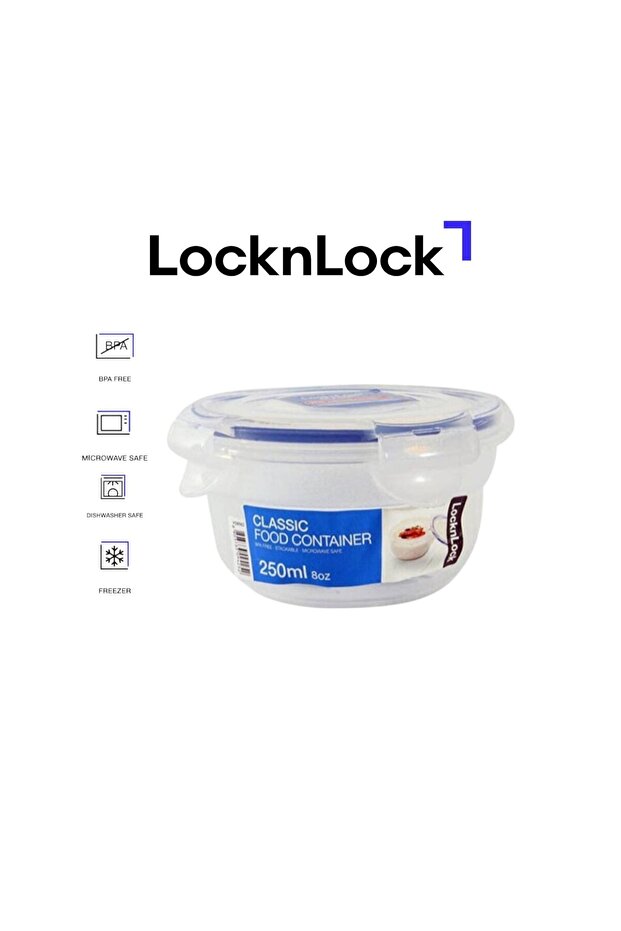 250ml Round Airtight Food Storage Container