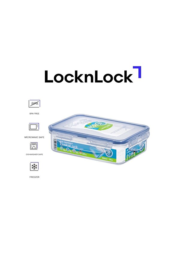 550ml Rectangular  Airtight Food Storage Container - 1