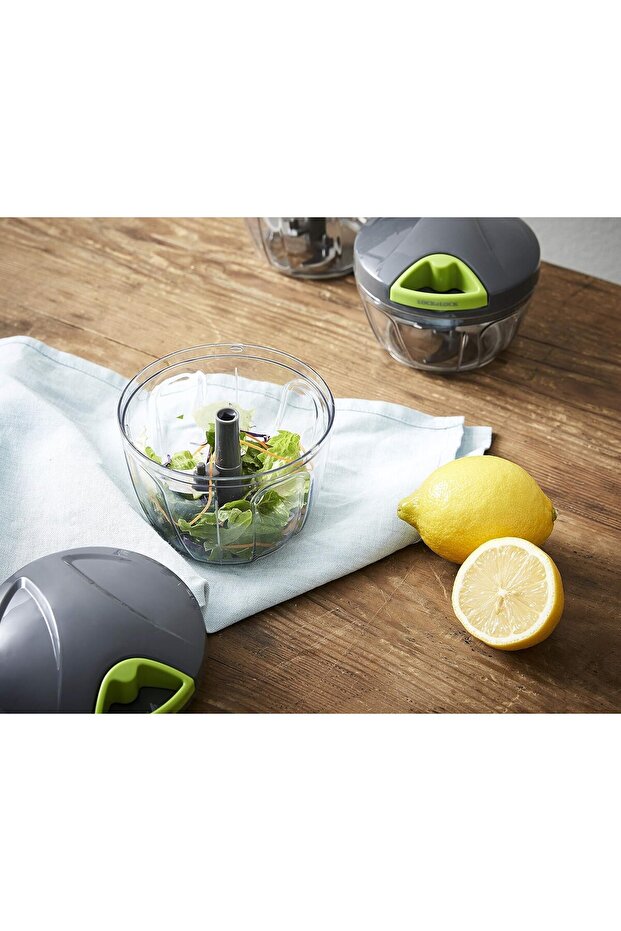 مفرمة سريعة بثلاث شفرات من لوك اند لوك، غير كهربائية، سعة 400 مل - 2