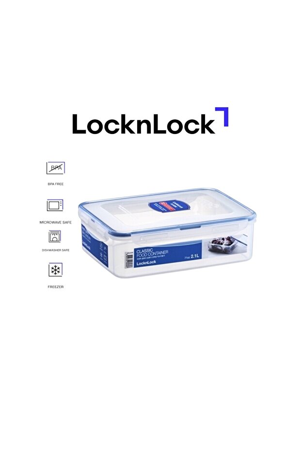 2.1L Rectangular Airtight Food Storage Container