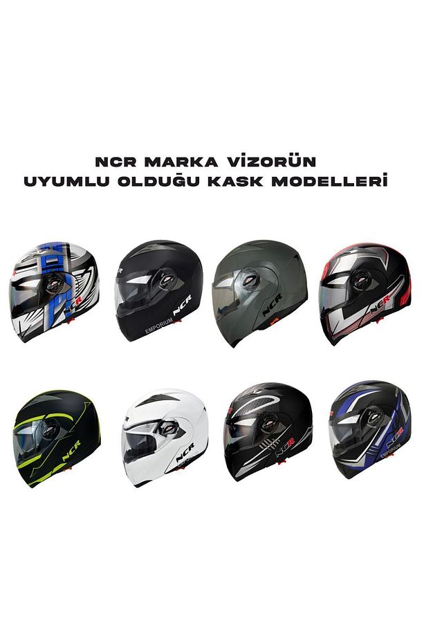 Çene Açılır Kask Vizör Camı (MODEL 158) - 4