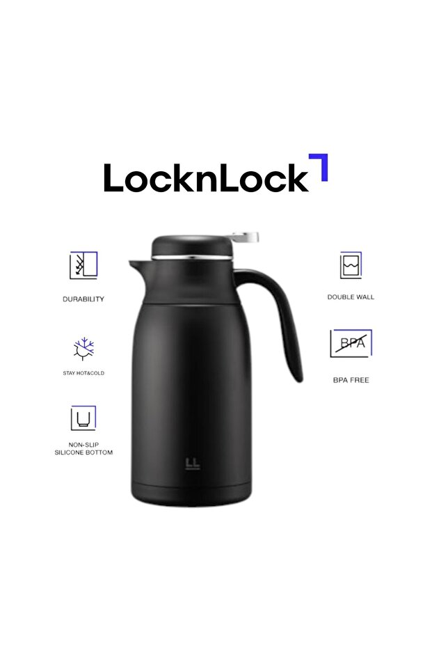 Leisurely Vaccum Kettle 2L Black
