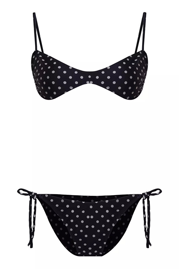 Desenli Bikini Alt - 5