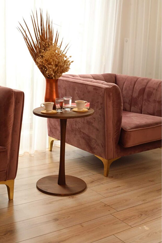 Ahşap Zenn Sehpa - Masif - 4