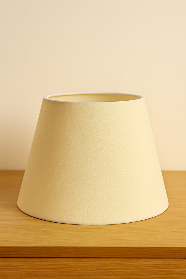 Abajur Başlığı Açık Bej (22CM) Ea96 - 2