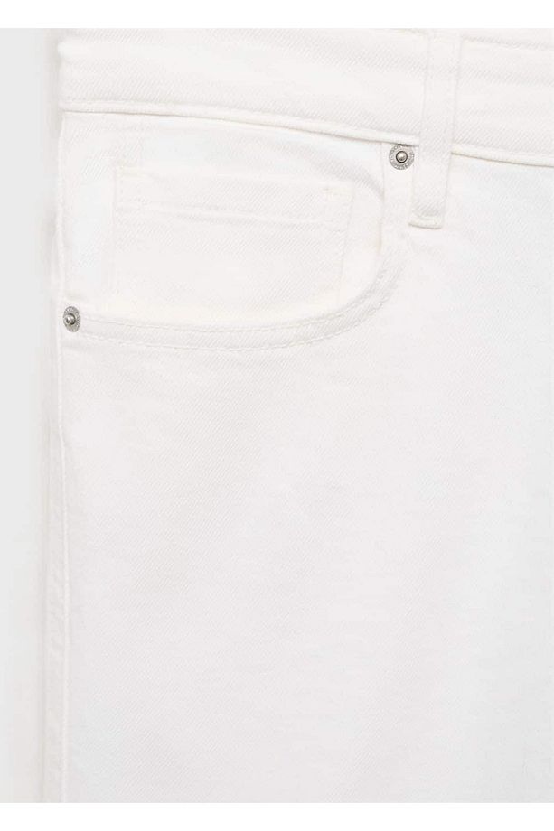 Slim fit kot bermuda şort - 6