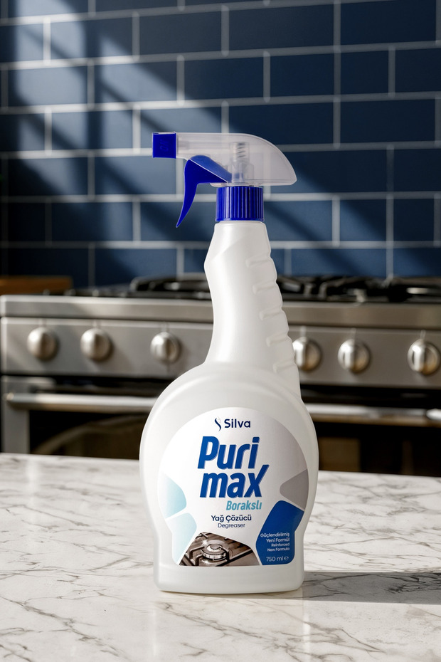 Silva Purimax Borakslı Güçlü Yağ Çözücü (750 ml) – Fırın, Ocak & Aspiratör