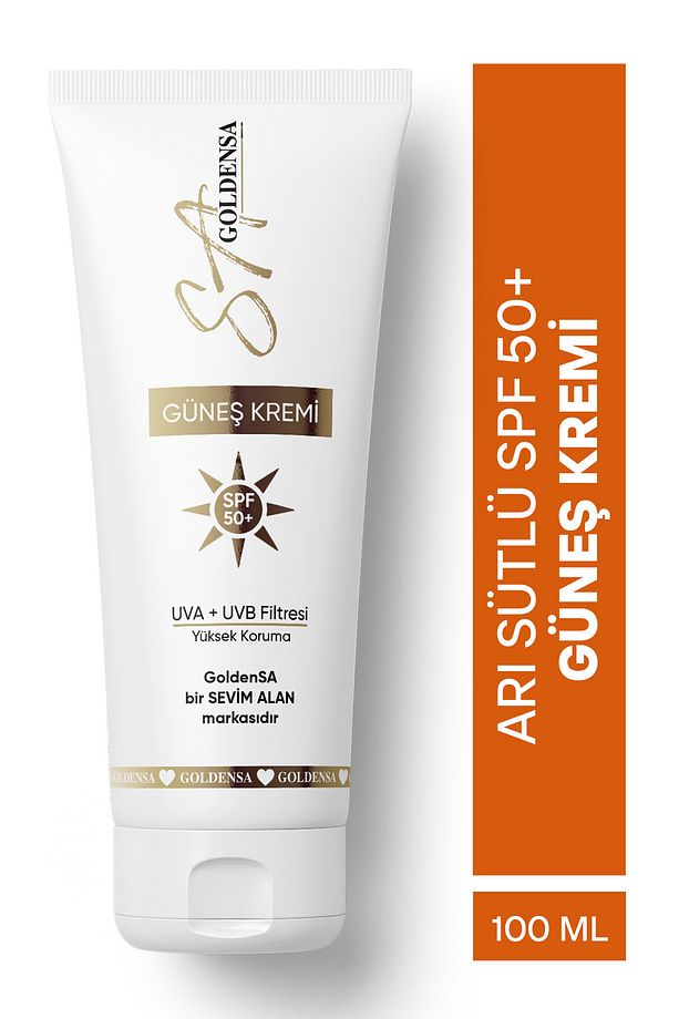 Spf50 Yüksek Güneş Koruyucu Arı Sütlü Krem 100 ml - 1
