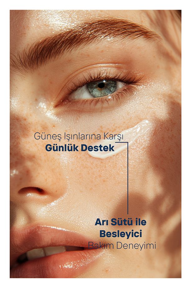 Spf50 Yüksek Güneş Koruyucu Arı Sütlü Krem 100 ml - 3