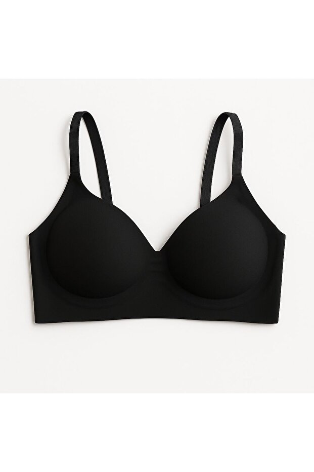 Seamless Invisible Ghost Laser Cut Bra with Removable Pads Without Underwire His Seris
