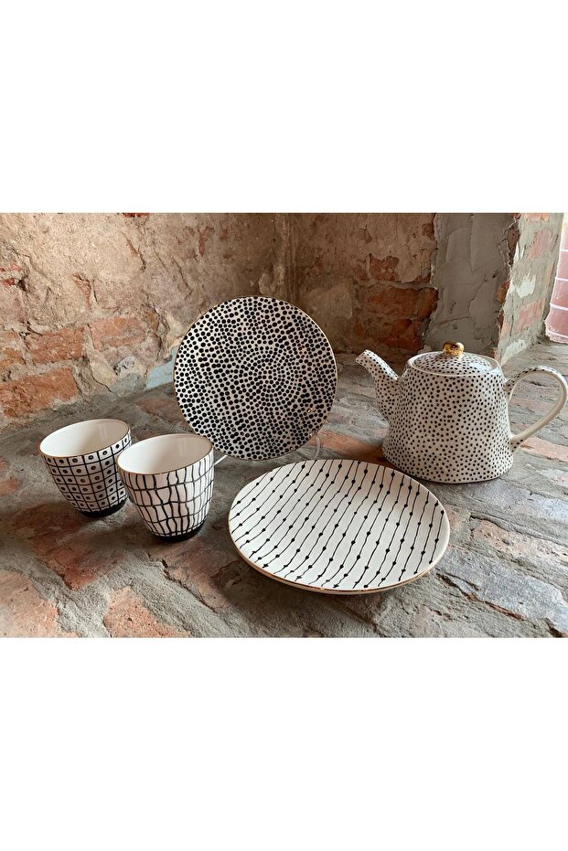 Seramik Desenli Tabak - 5