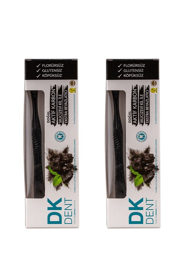 Dk Dent Karbonlu Diş Macunu 75ml 2'li Set - 1