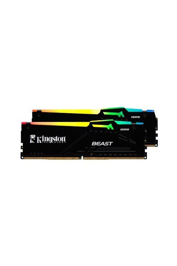 Beast Kf564c32bbeak2-32tr Rgb 32gb (2X16) Ddr5 6400mhz Cl32 Siyah Gaming Ram (BELLEK) - 1