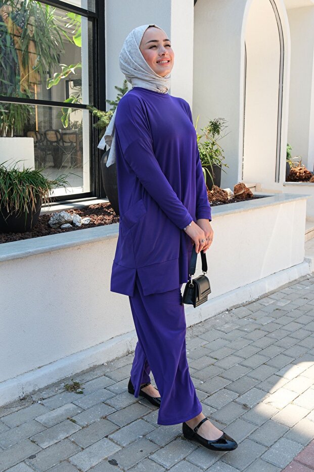 مجموعة جيوب جانبية أرجوانية - 4