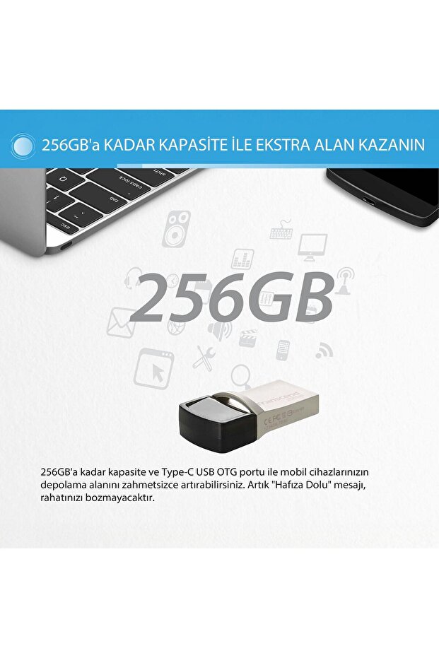 Ts256gjf890s 256gb Type-a&c Otg Usb3.1 Flash Bellek - 8
