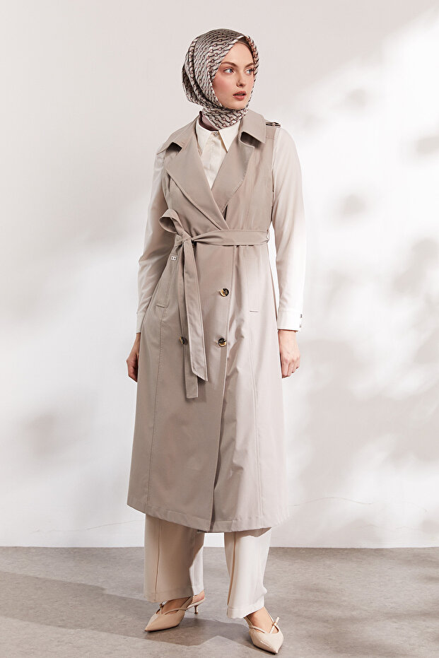 Uzun Kruvaze Yelek - 3