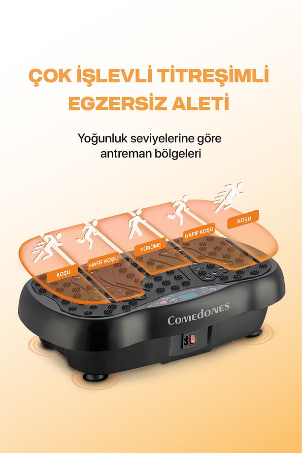 Titreşimli Egzersiz Aleti Yüksek Hız Tüm Vücut Vibration Plate - 3