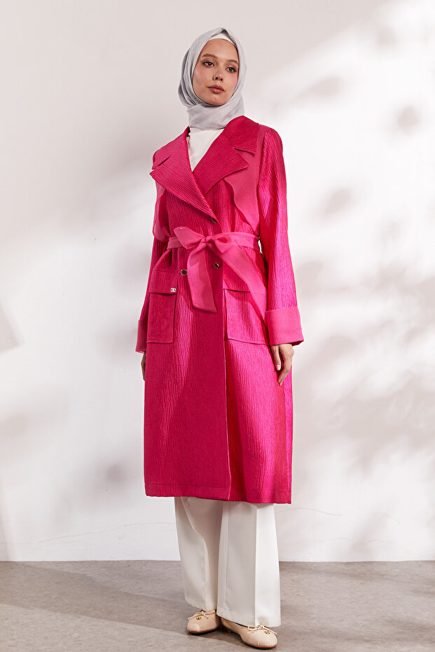 Kuşaklı Şık Kap - 4