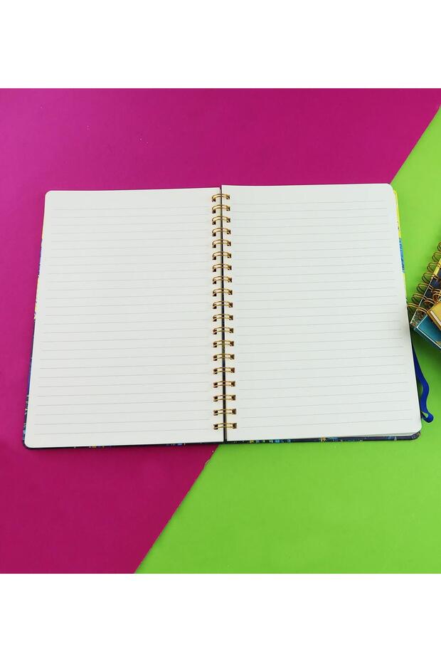 دفتر ملاحظات بتصميم فان جوخ حلزوني B5 80 ورقة BM-1716 - 2