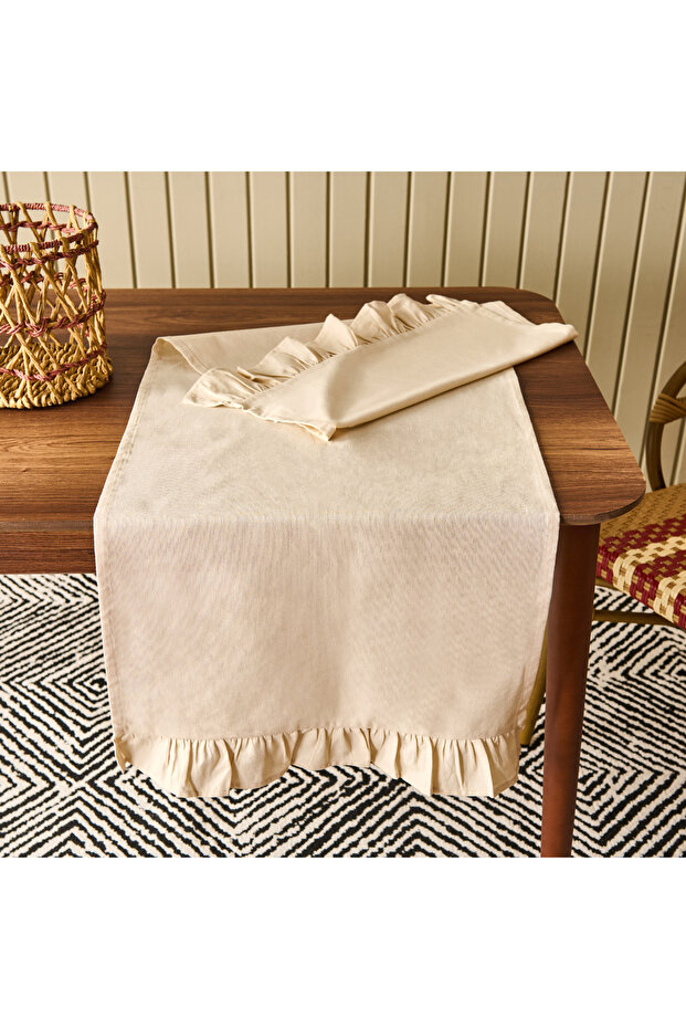 Soft Fancy Runner - Bej - 50x130 cm - 1