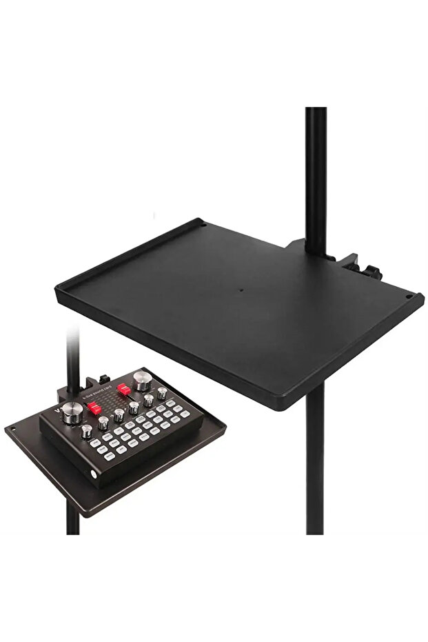 Tripodlara Monte Universal Sehpa Notebook Mikrofon Kitap vb Malzeme Rafı 200x140mm - AL5291 - 1