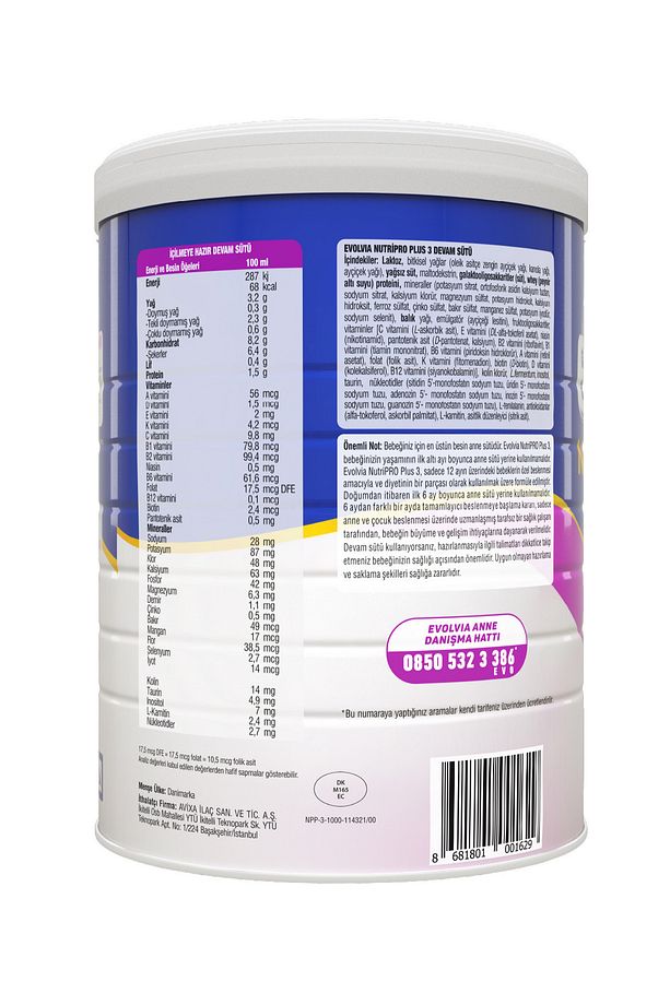Nutripro Plus 2 Devam Sütü 1000 gr X 3 Adet - 6