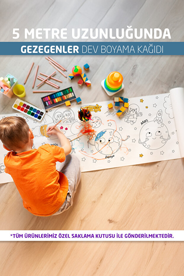 Planets Giant Coloring Paper - 2