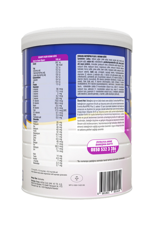 Nutripro Plus 3 Devam Sütü 1000 gr - 6