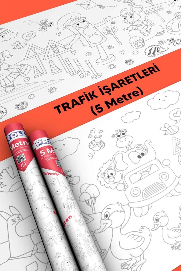 Traffic Rules Giant Coloring Paper - 3