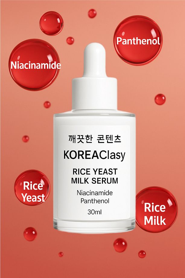 Pirinç Mayası Sütü Beyazlatıcı Aydınlatıcı Leke Karşıtı Cildi Parlatan Niacinamide Panthenol Serum - 3