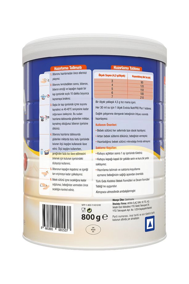 Nutripro Plus 1 Bebek Sütü 800 gr X 3 Adet - 5
