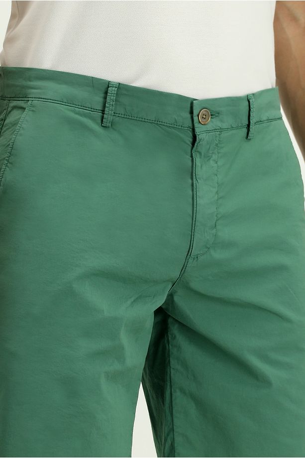 Regular Fit Pamuklu Bermuda Şort - 4