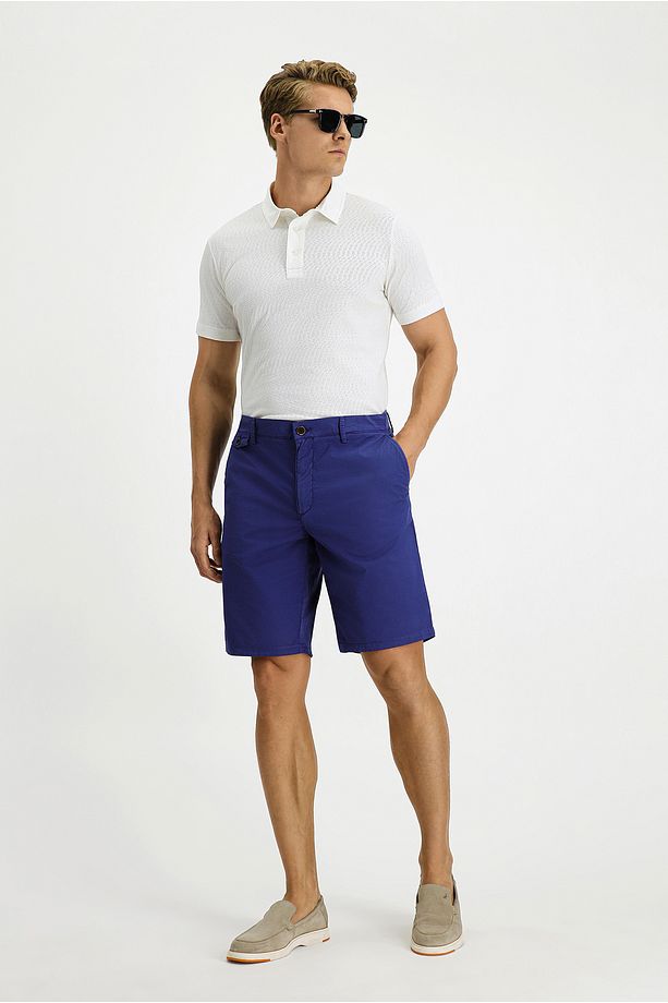 Regular Fit Pamuklu Bermuda Şort - 2