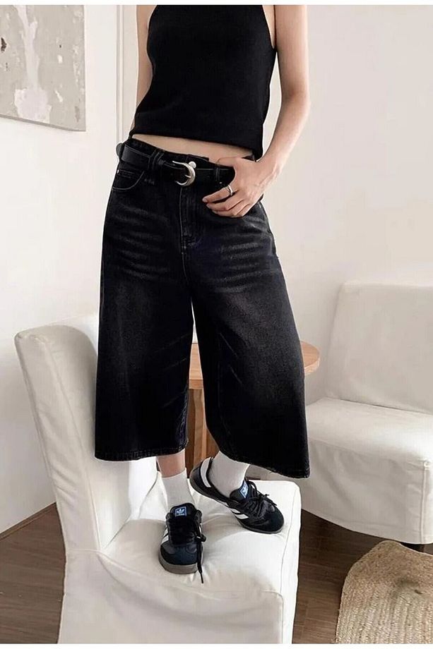 Unisex Şort Summer Stripe Shorts - 6