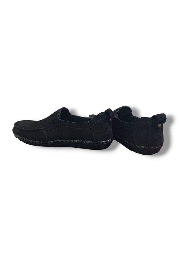 GR324 Hakiki Nubuk Deri Günlük Kullanım Bağcıksız Loafer Erkek Ayakkabı - 6