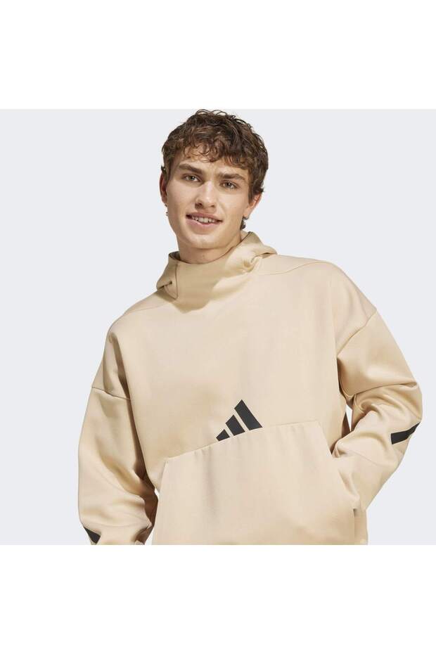 Erkek Sweatshirt Krem - 8
