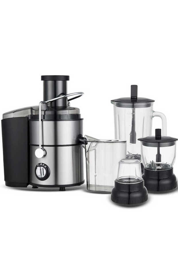 4 in 1 Slow Juicer Extractor, Blender, Citrus Press & Food Processor for Fruits & Vegetables